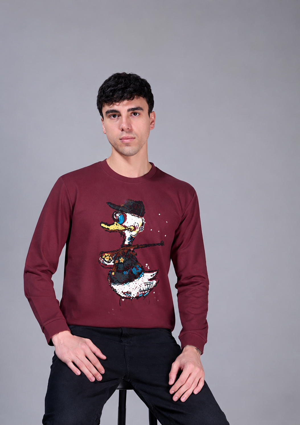 Graphic Full Sleeve T-Shirt
