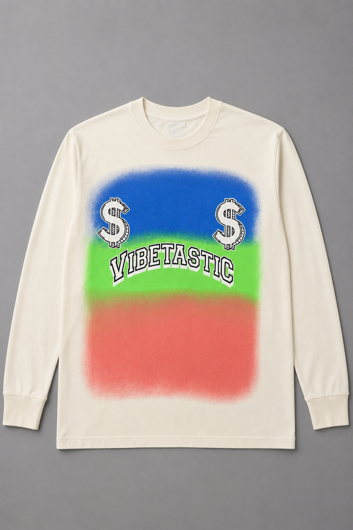VIBETASTIC Airbrush Graphic Oversized T-Shirt