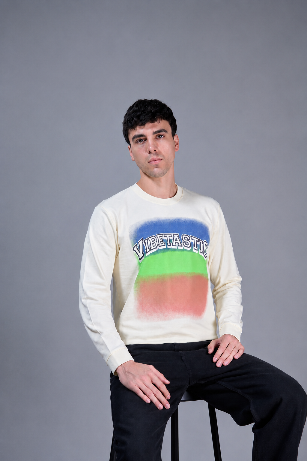VIBETASTIC Airbrush Graphic Oversized T-Shirt