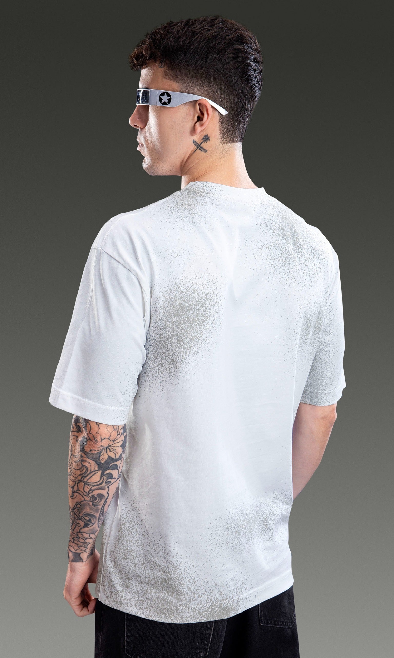 White Color trendy t-shirt for men