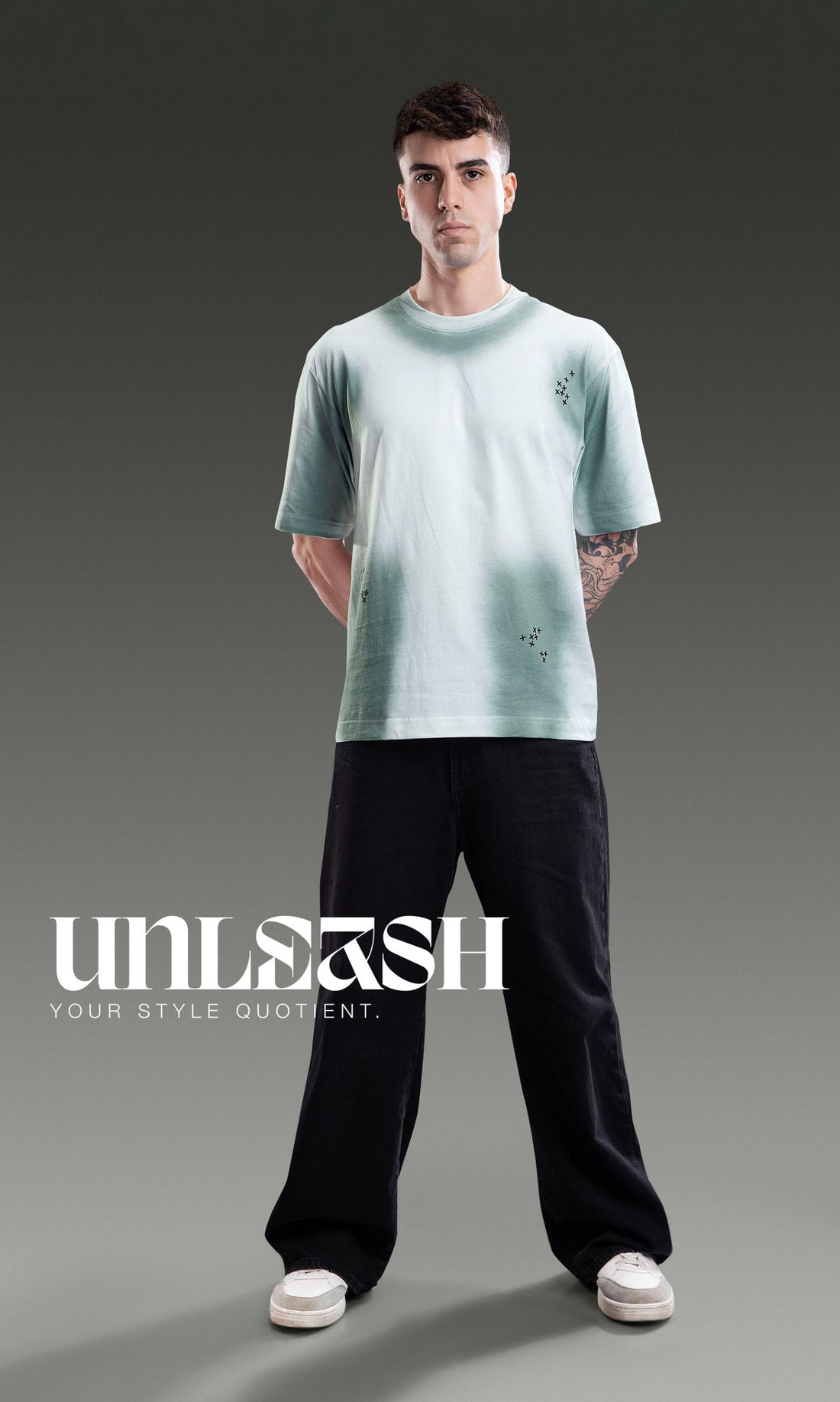X-Print Oversized Tee