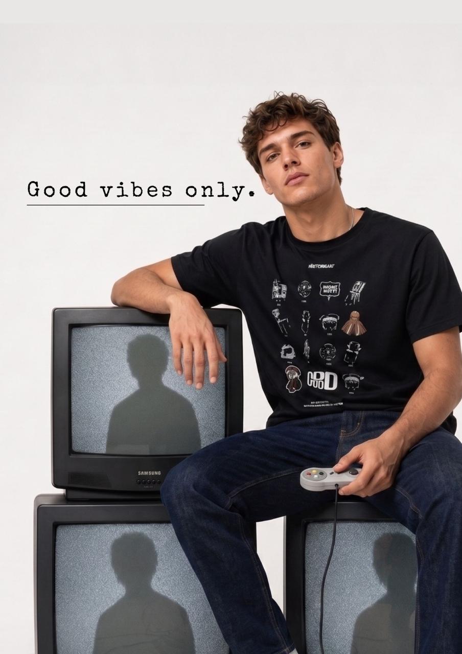 Classic Cotton Graphic T-Shirt