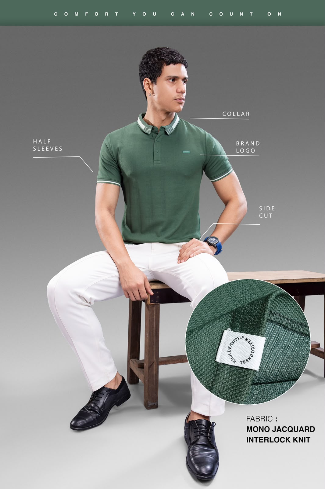 Premium Contemporary Regular-Fit Polo