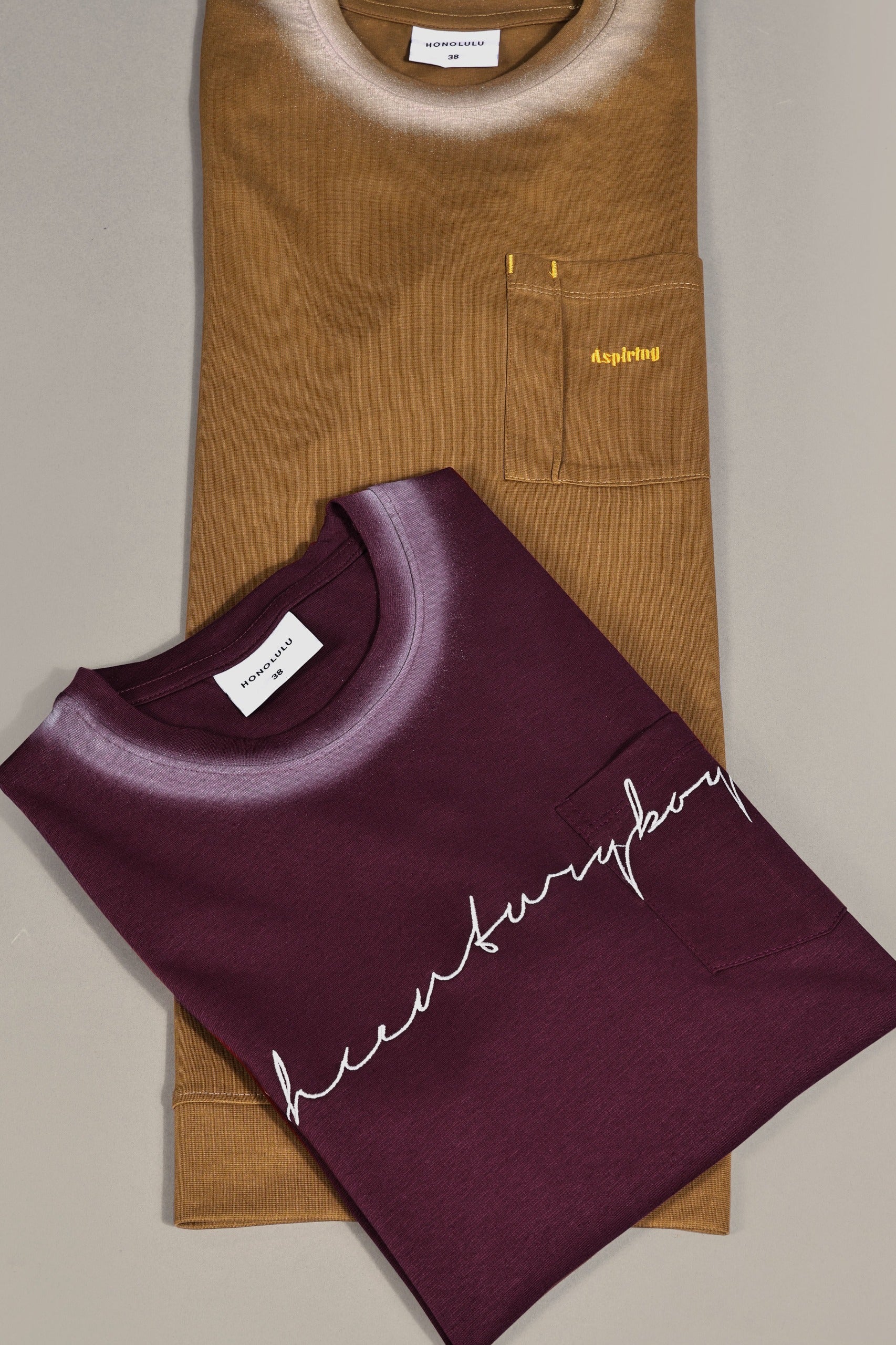 Premium Spray Print Patch Pocket Tee