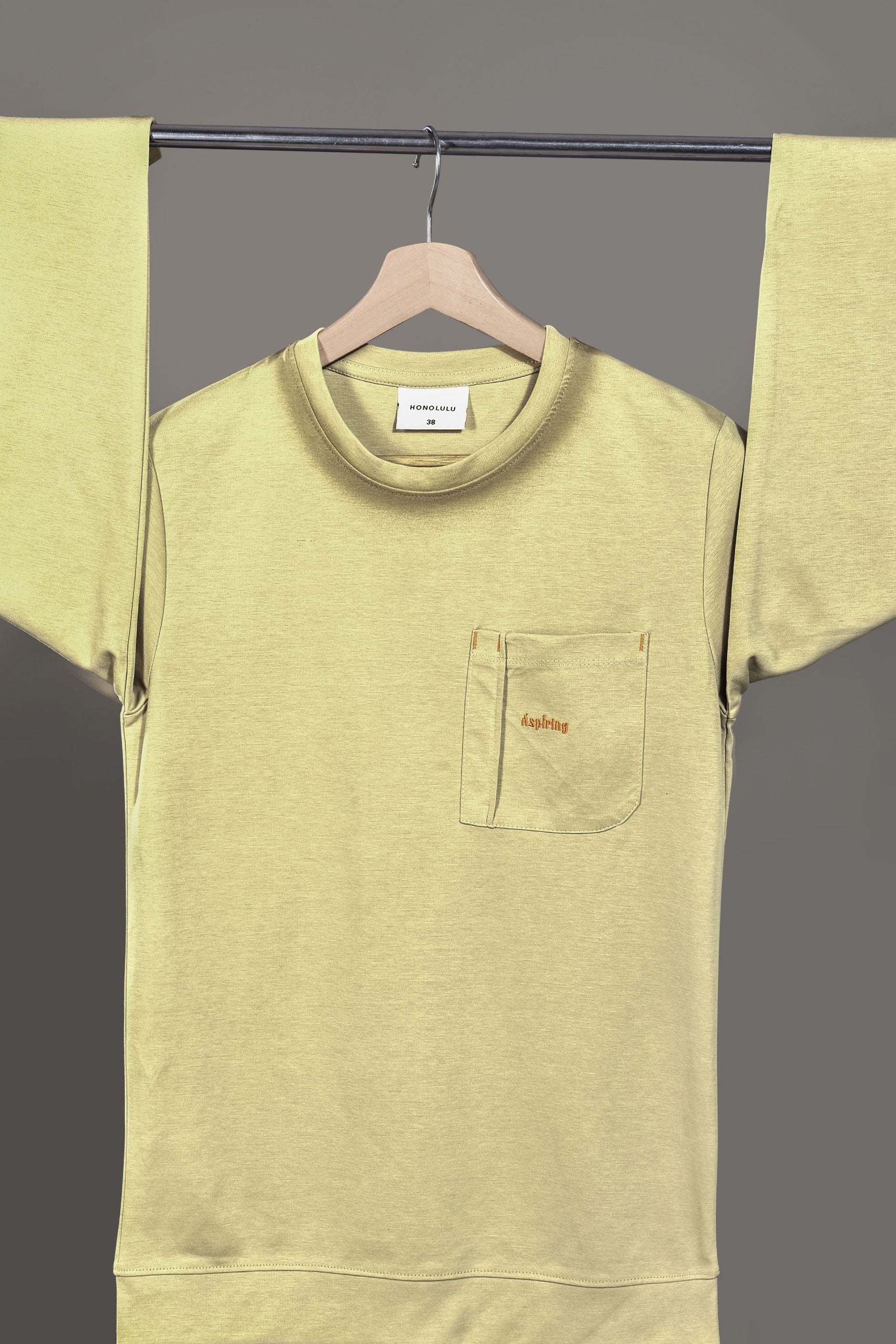 Premium Spray Print Patch Pocket Tee
