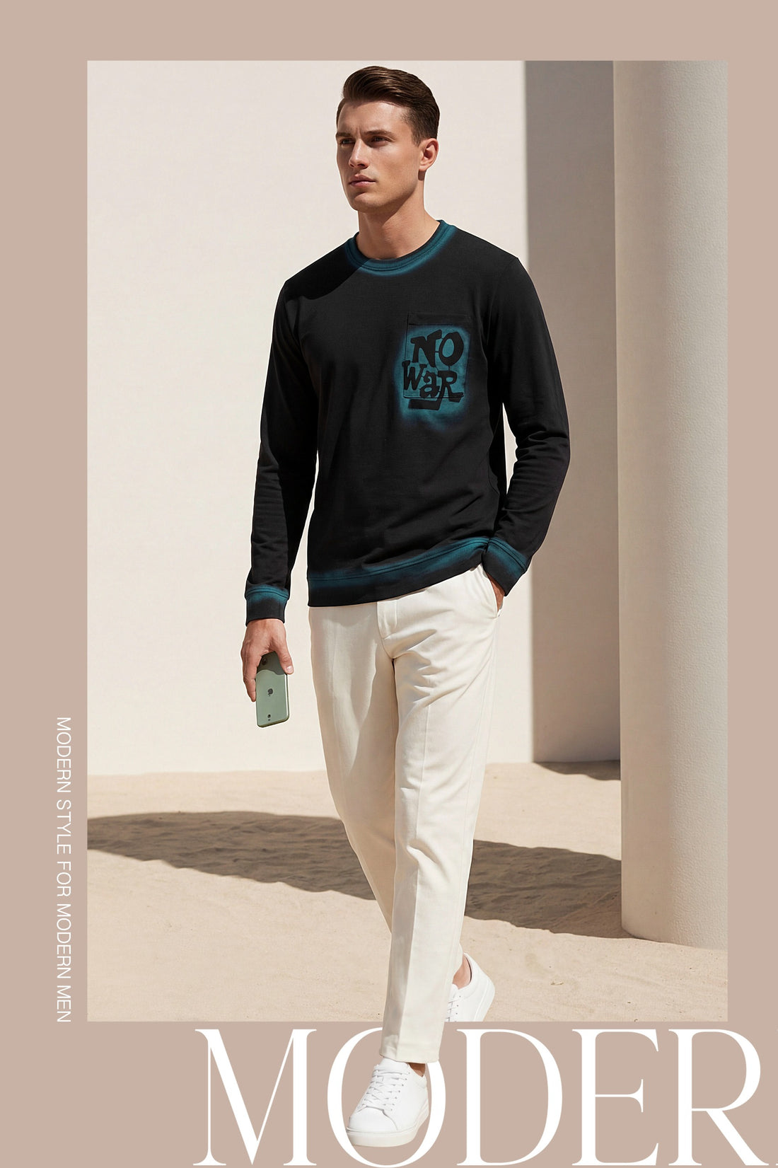 Premium Spray Print Patch Pocket Tee