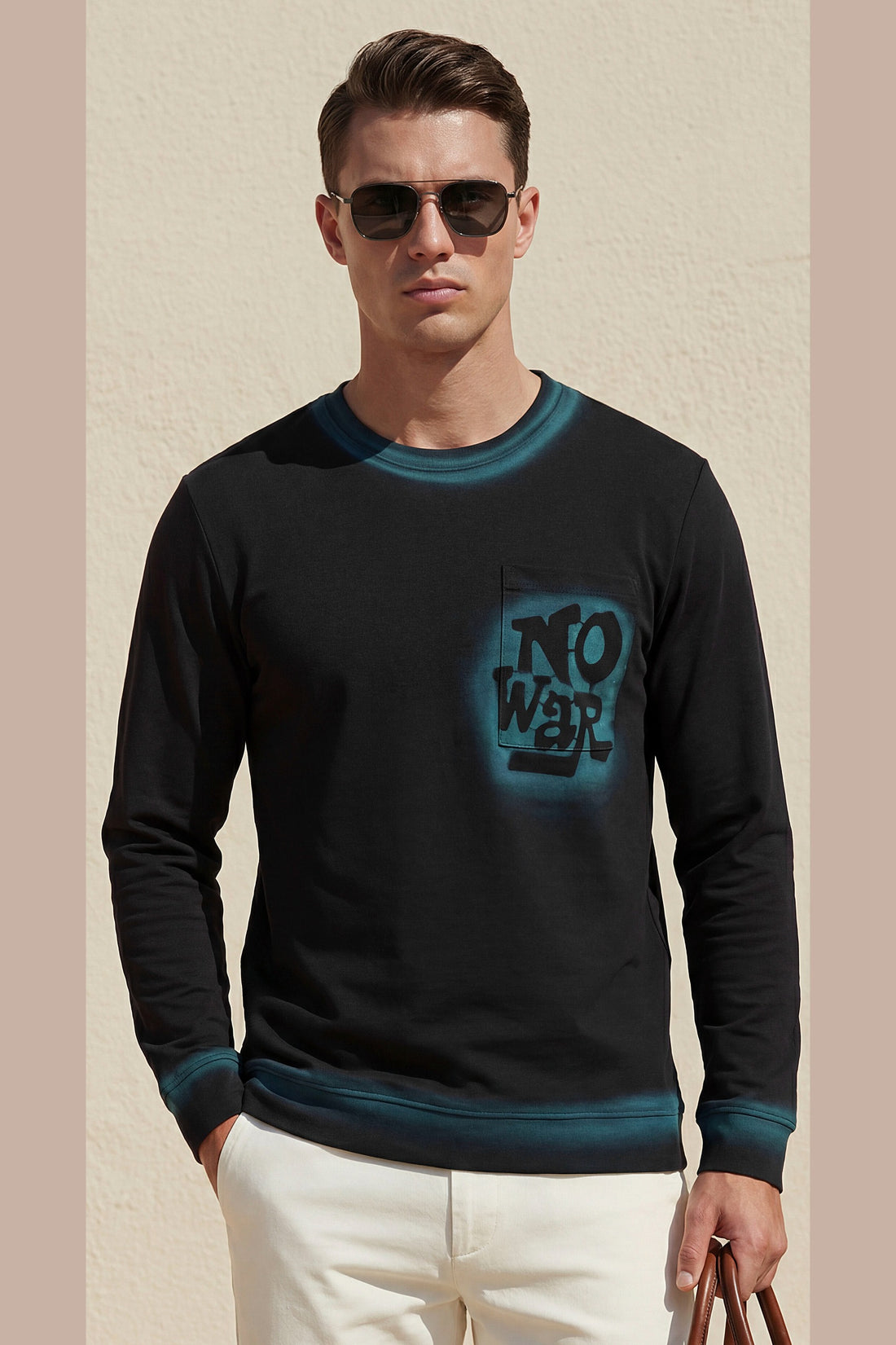 Premium Spray Print Patch Pocket Tee