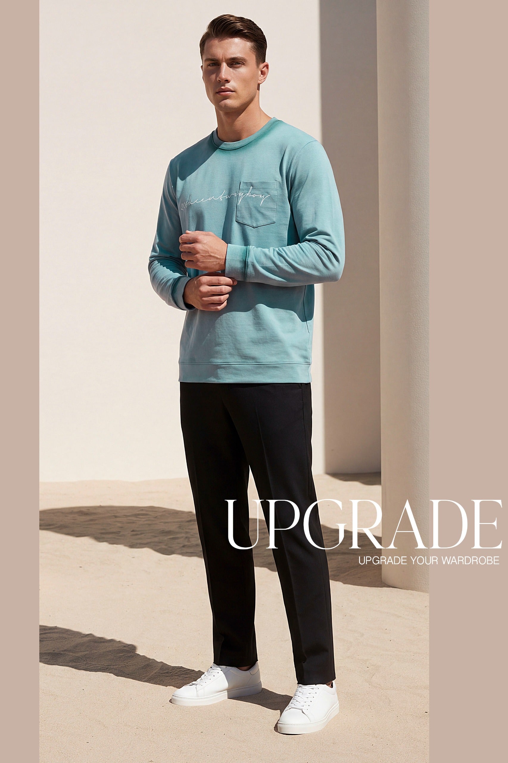 Premium Spray Print Patch Pocket Tee
