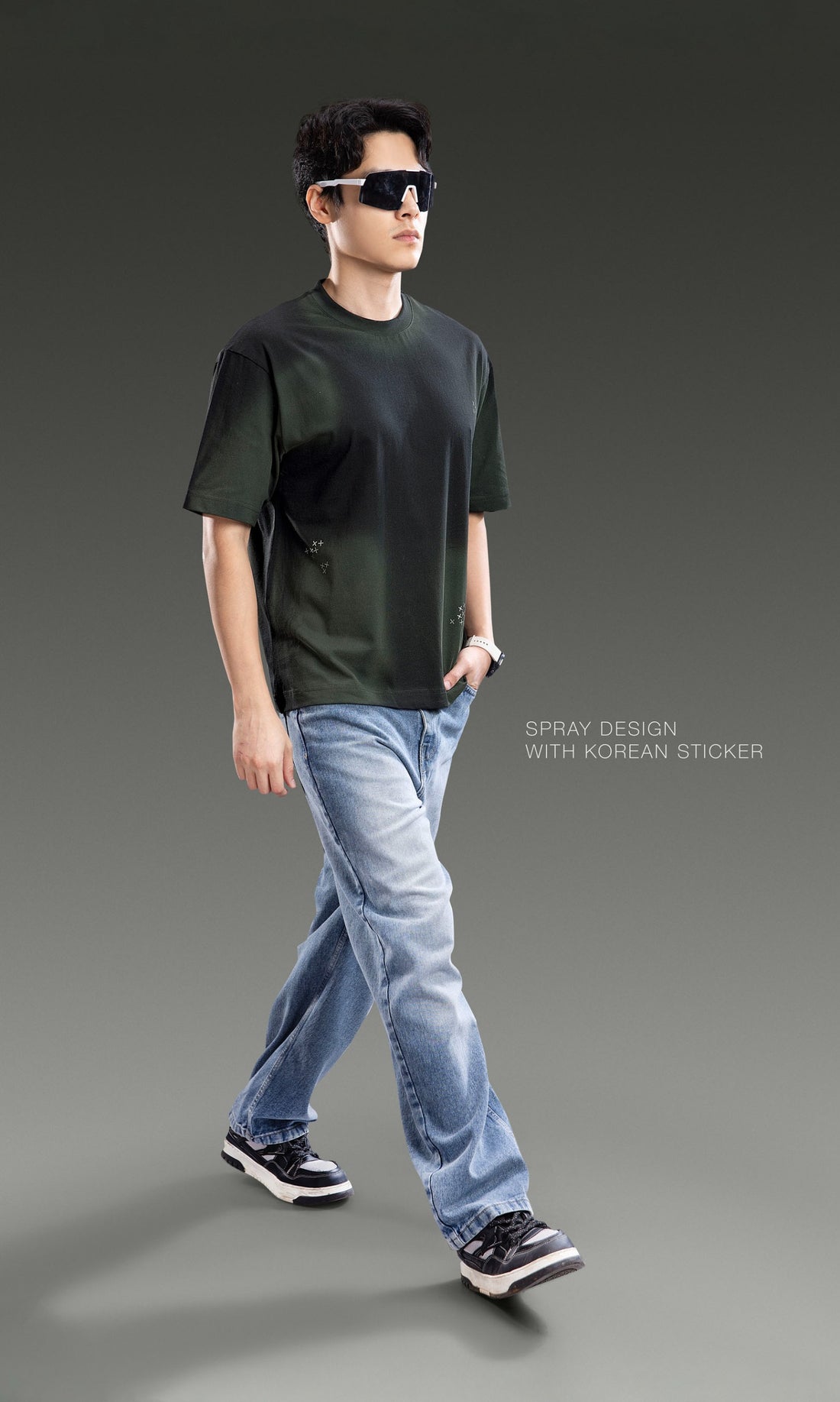 X-Print Oversized Tee